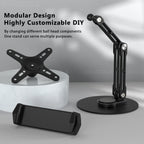 Suporte Articulado Premium para Monitor e Tablet — Rotação 360°