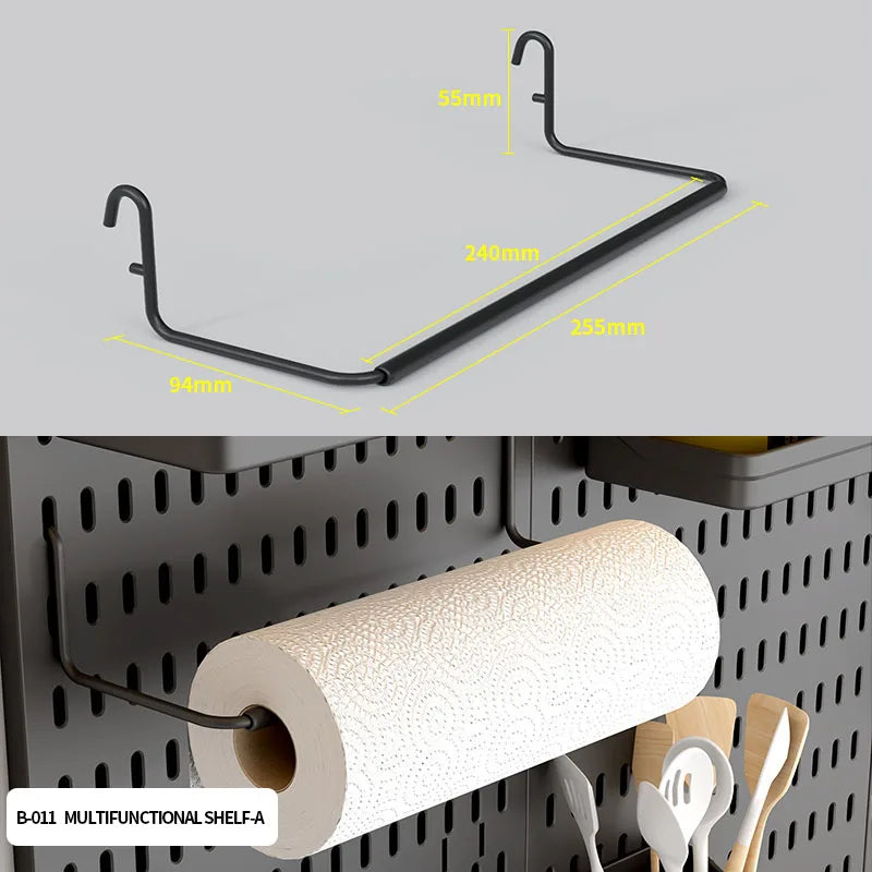 Kit Organizador Pegboard para Mesa e Escritório