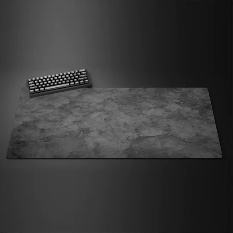 Mouse Pad Extra Grande Cinza para Teclado e Mouse