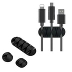 Organizador de Cabos Autoadesivo para Mouse, Teclado e Fones