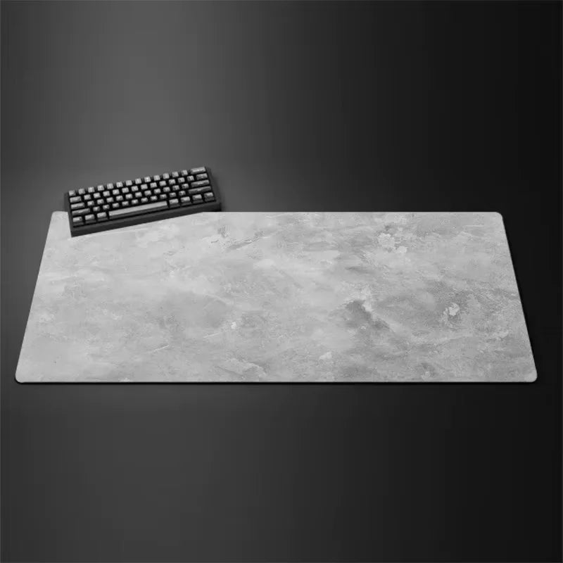 Mouse Pad Extra Grande Cinza para Teclado e Mouse