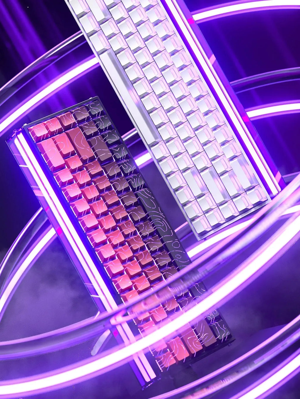 Teclado Mecânico AULA HERO 68HE RGB Gamer 8K