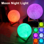 Luminária Lua LED Galaxy Decorativa para Quarto