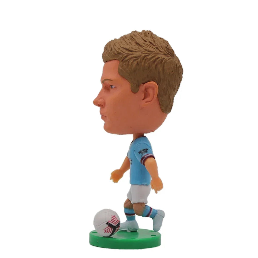 Hot FootballSuperStar HaalandMessiRonaldo 2.5inch Action Figures