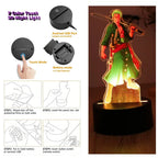 One Piece Luffy & Zoro 3D LED Lamp Action Figures – Anime PVC Collection Model Gift