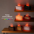 Difusor de Aromas Ultrassônico com Efeito Chama LED