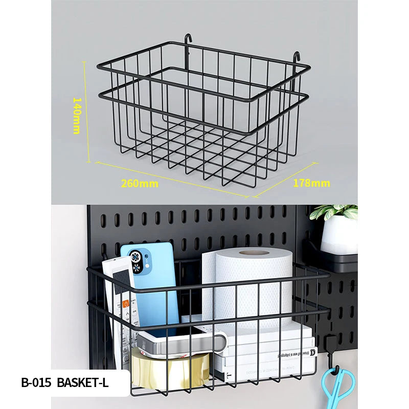 Kit Organizador Pegboard para Mesa e Escritório