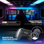 Controle Wireless FANTECH NOVA II para PC, PS4 e Switch