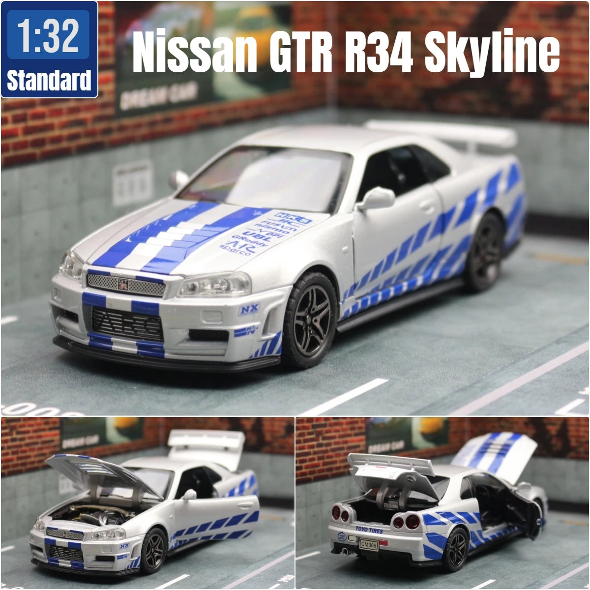 Nissan Skyline R34 JDM 1:32