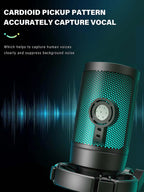 Microfone Condensador FIFINE AmpliGame A2 RGB para Streaming