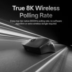 Rapoo VT7 MAX Mouse Gamer Wireless 8K de Alta Performance