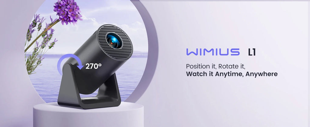 Projetor Portátil Wimius L1 Full HD Wi-Fi Bluetooth
