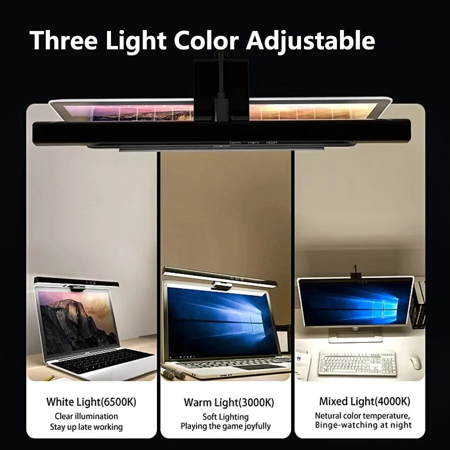Luminária LED para Monitor de PC com Controle de Brilho