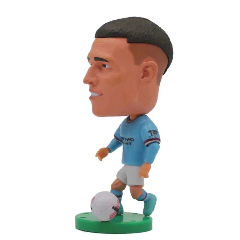 Hot FootballSuperStar HaalandMessiRonaldo 2.5inch Action Figures