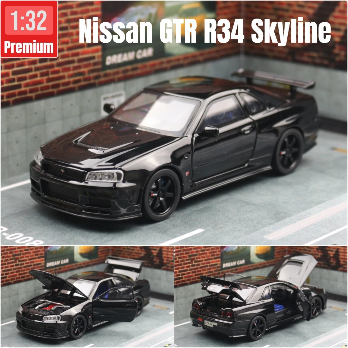 Nissan Skyline R34 JDM 1:32