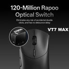 Rapoo VT7 MAX Mouse Gamer Wireless 8K de Alta Performance