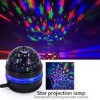 Projetor LED Galáxia Céu Estrelado USB Decorativo