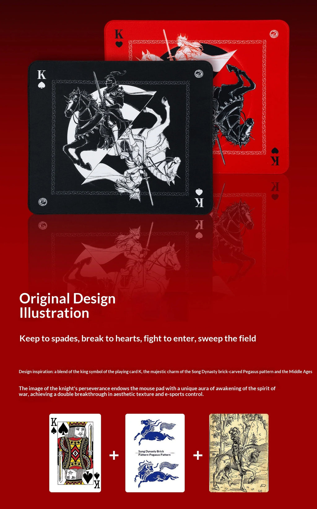Mouse Pad ATK Warhorse com Ilustração Exclusiva