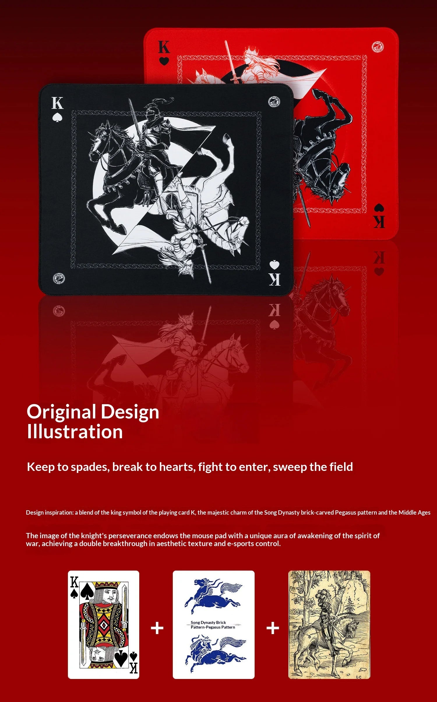 Mouse Pad ATK Warhorse com Ilustração Exclusiva