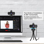 Webcam FIFINE K420 1440p com Microfone Integrado