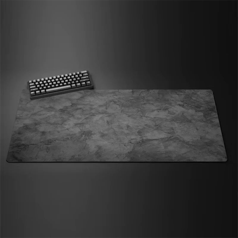 Mouse Pad Extra Grande Cinza para Teclado e Mouse
