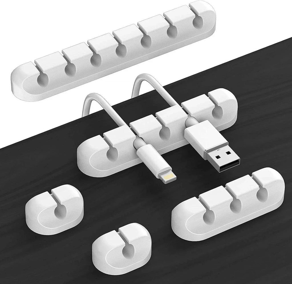 Organizador de Cabos Autoadesivo para Mouse, Teclado e Fones