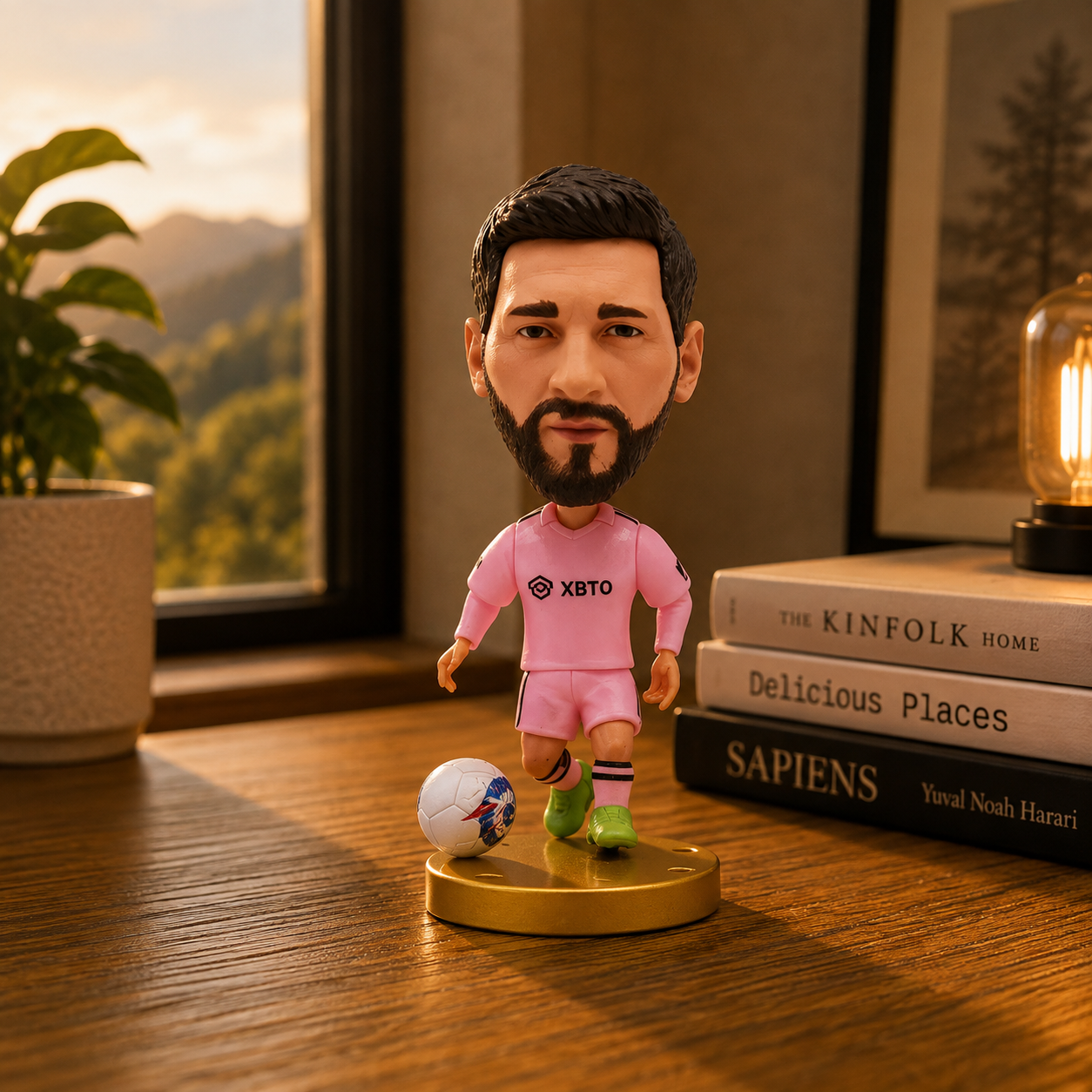 Hot FootballSuperStar HaalandMessiRonaldo 2.5inch Action Figures