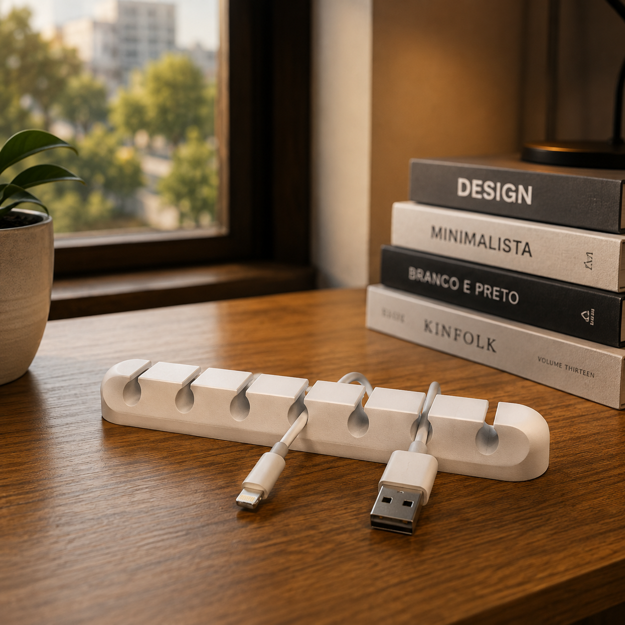 VIKEFON Cable Cord Wire Organizer Silicone USB Cable Winder Management Clips Self Adhesive for Mouse Keyboard Headset For iPhone