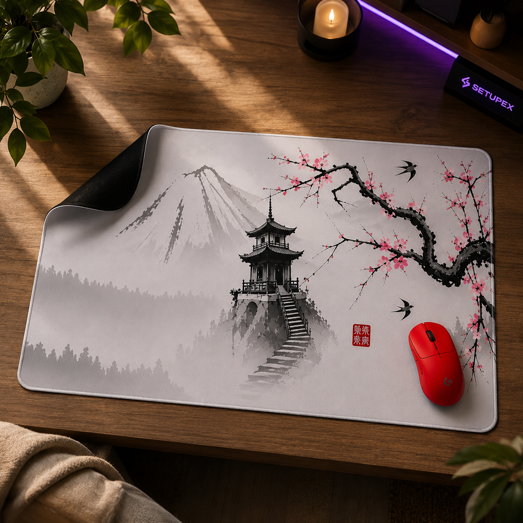 Mouse Pad Gamer Sakura XL Antiderrapante HD