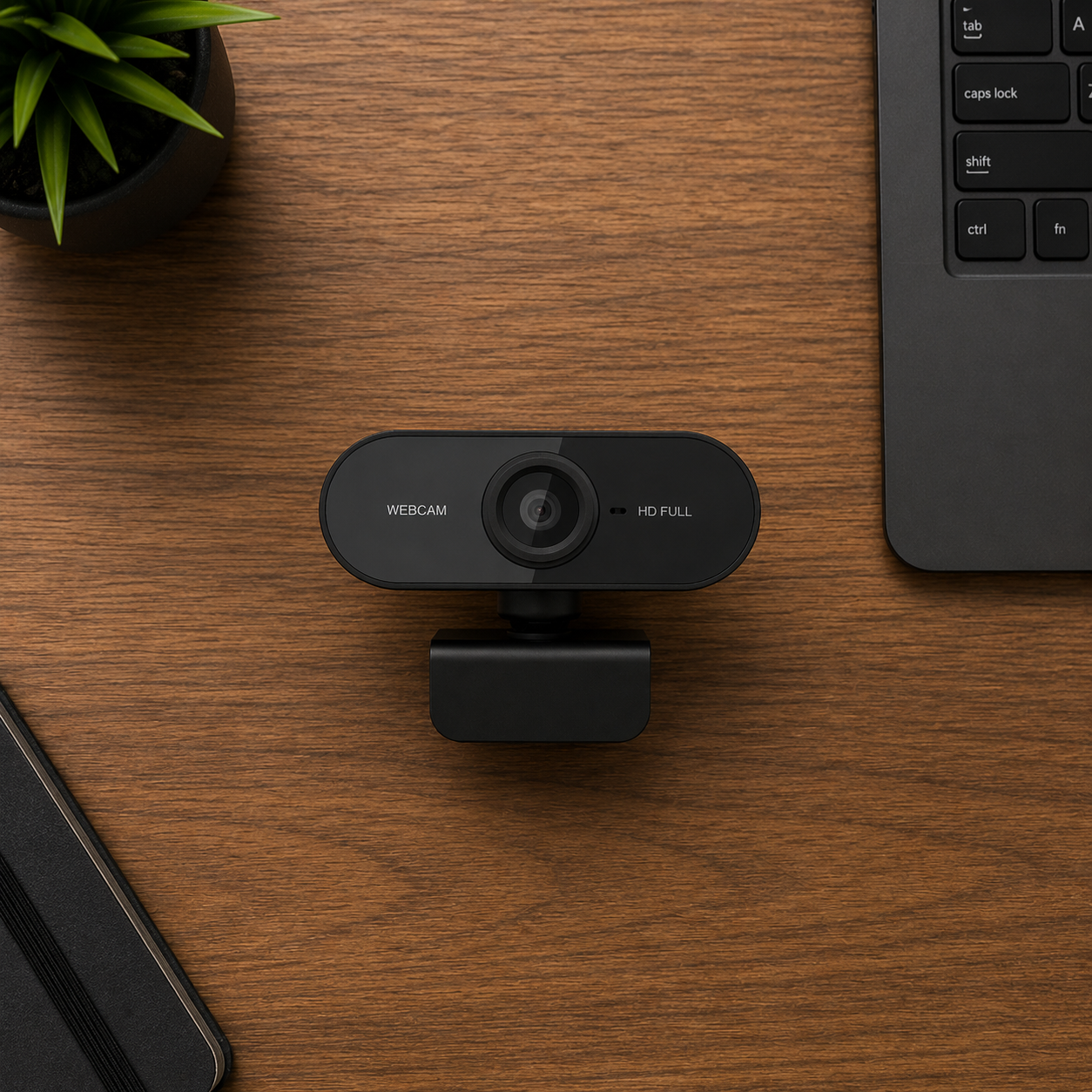 Webcam USB 1080p com Microfone Integrado