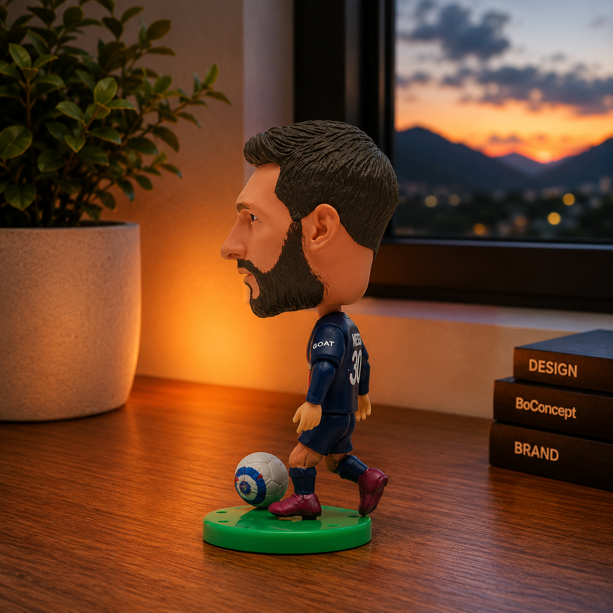 Hot FootballSuperStar HaalandMessiRonaldo 2.5inch Action Figures