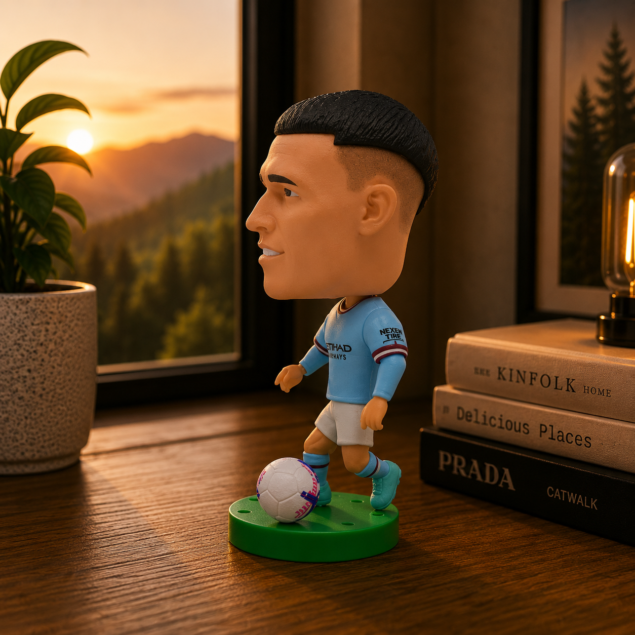 Hot FootballSuperStar HaalandMessiRonaldo 2.5inch Action Figures