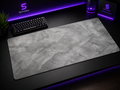 Mouse Pad Extra Grande Cinza para Teclado e Mouse