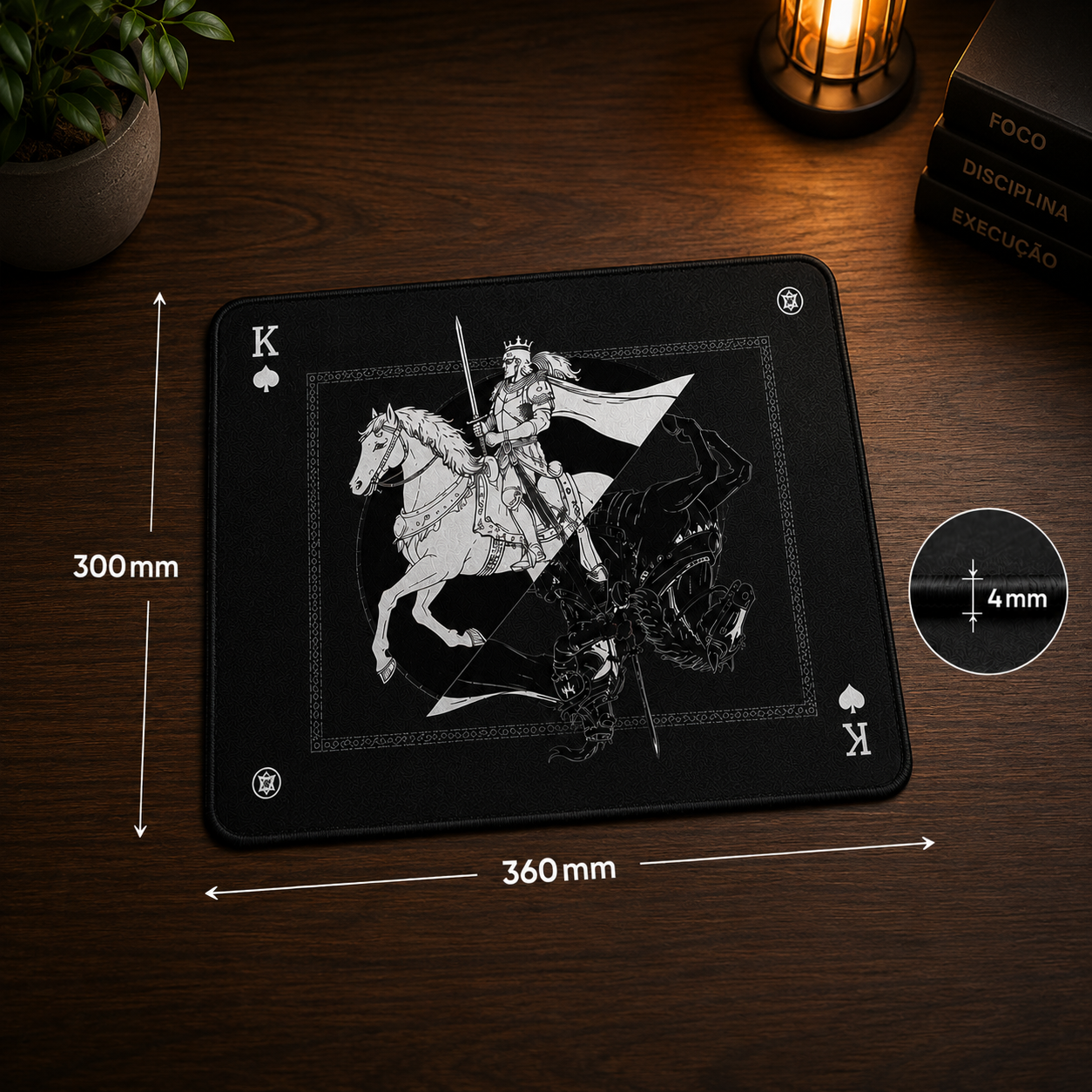 Mouse Pad ATK Warhorse com Ilustração Exclusiva