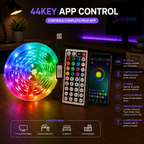 Fita LED RGB APP Control para Quarto Gamer